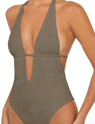 Butt'r Up One-Piece Halter Neck Swimsuit