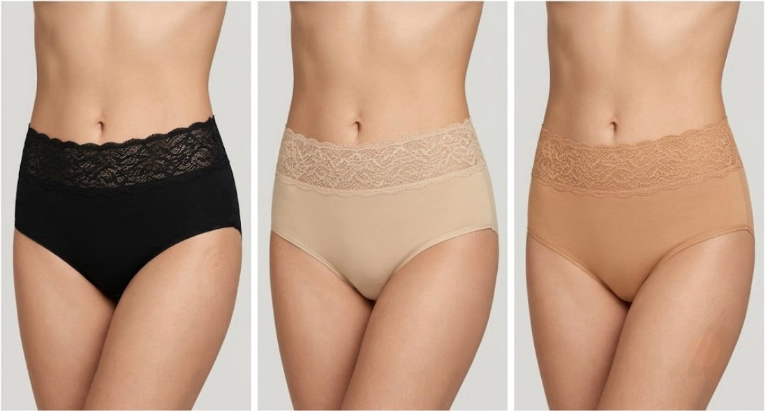 The Aura Lace Brief (3-Pack Capsule — Powered by SculptLift™)