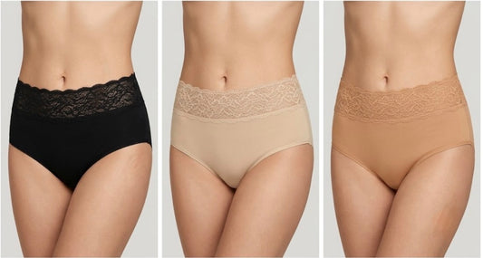 The Aura Lace Brief (3-Pack Capsule — Powered by SculptLift™)